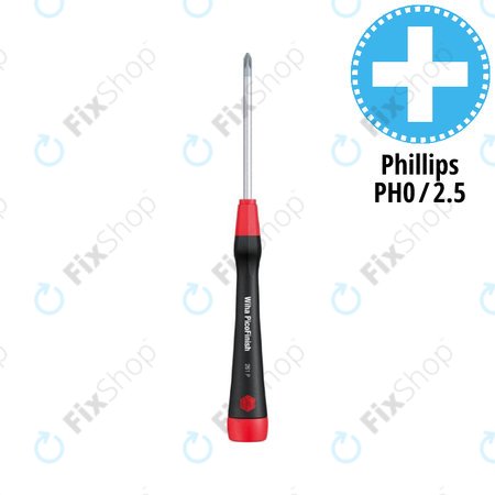 Wiha PicoFinish® 261P - Precission Screwdriver - Phillips PH0 (2.5mm)