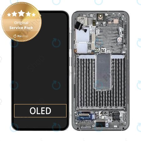 Samsung Galaxy S23 S911B - LCD Display + Touch Screen + Frame (Green) - GH82-30481C, GH82-30480C Genuine Service Pack