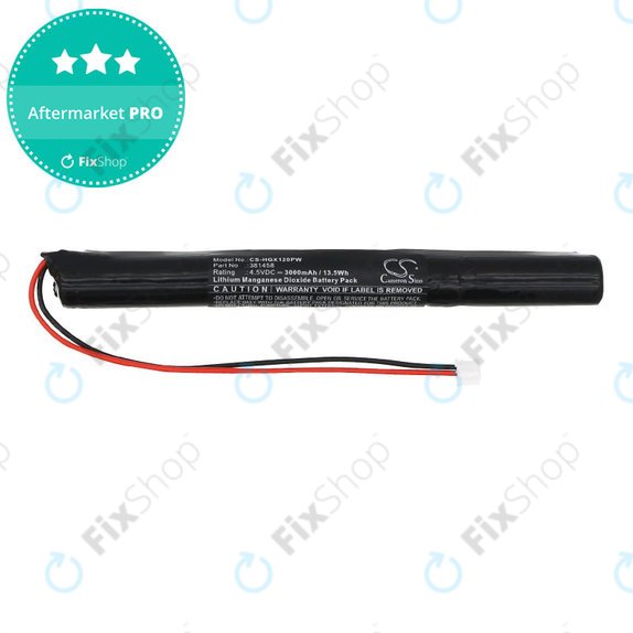 Battery for Hilti 120-ME, GX 120 ME, 3000mAh, Li-MnO2, 4.5V, 381458, HQ