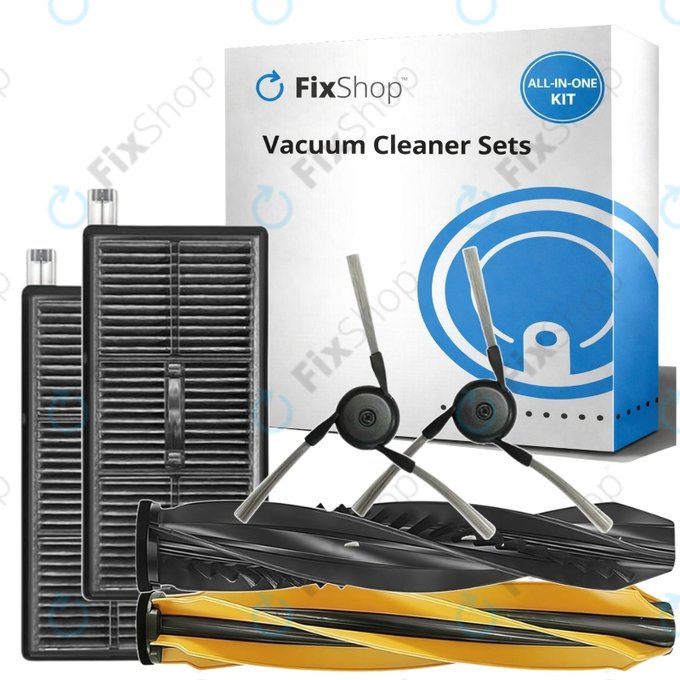 Replacement set for Dreame Aqua 10, 10 Ultra (1 pair of Main brushes, 2x Filter, 2x Side brush)