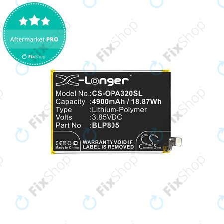 Oppo A32 PDVM00 - Battery BLP805 4900mAh HQ