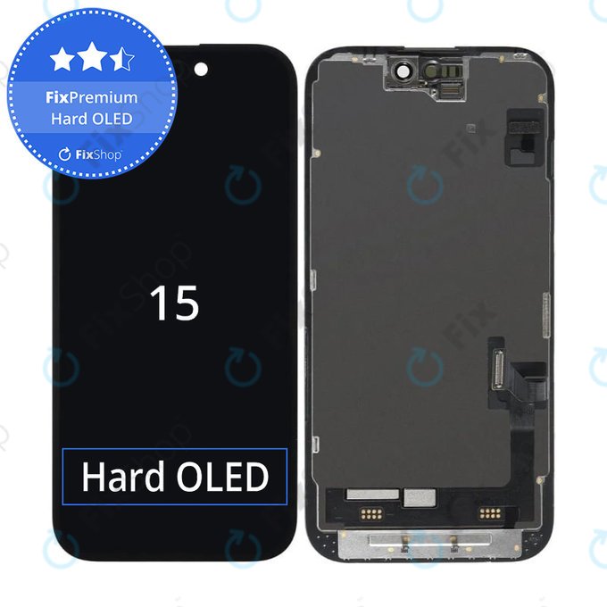 Apple iPhone 15 - LCD Display + Touch Screen + Frame Hard OLED FixPremium