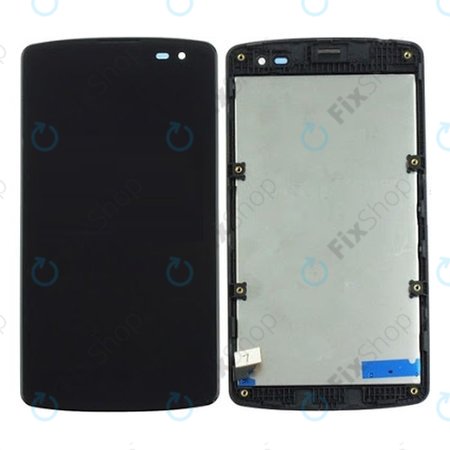 LG F60 D390N - LCD Display + Touch Screen + Frame (Black) TFT