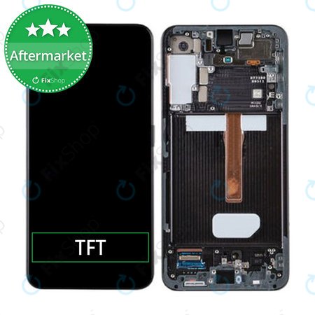 Samsung Galaxy S22 S901B - LCD Display + Touch Screen + Frame (Phantom Black) TFT