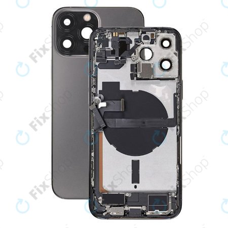 Apple iPhone 13 Pro Max - Rear Housing with Small Parts (Graphite)