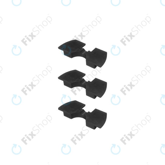 Xiaomi Mi Electric Scooter 1S, 2 M365, Essential, Pro, Pro 2 - Vibration Dampers (Black) - 3pcs