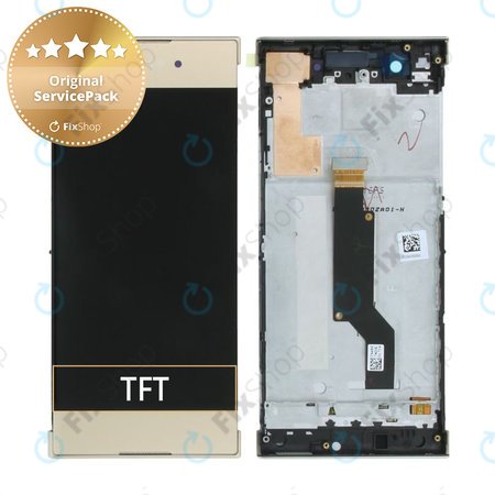 Sony Xperia XA1 G3121 - LCD Display + Touch Screen + Frame (Gold) - 78PA9100040, 78PA9100120, 78PA9100080 Genuine Service Pack