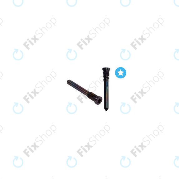 Apple iPhone 16 - Bottom Screws (Black)