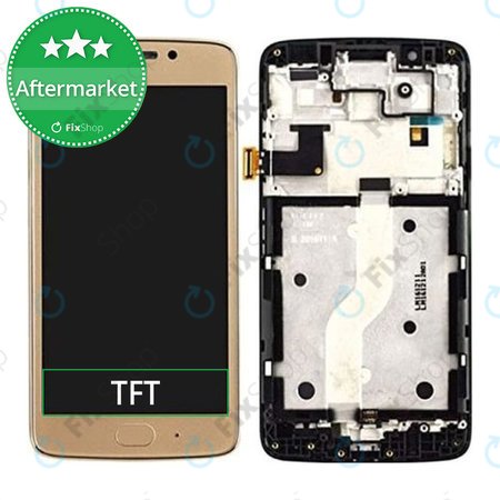 Motorola Moto G5 Plus - LCD Display + Touch Screen + Frame (Gold) TFT