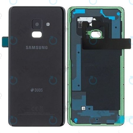 Samsung Galaxy A8 A530F (2018) - Battery Cover (Black) - GH82-15557A Genuine Service Pack