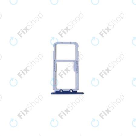 Huawei Honor View 10 - SIM + SD Tray (Navy Blue) - 51661GUV Genuine Service Pack