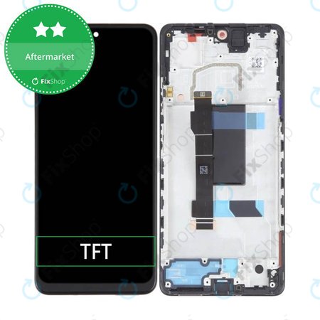Xiaomi Redmi Note 12 Pro 5G - LCD Display + Touch Screen + Frame (Midnight Black) TFT