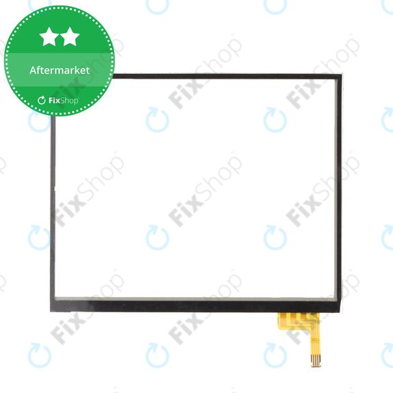Bottom touch screen glass with adhesive for Nintendo DSi