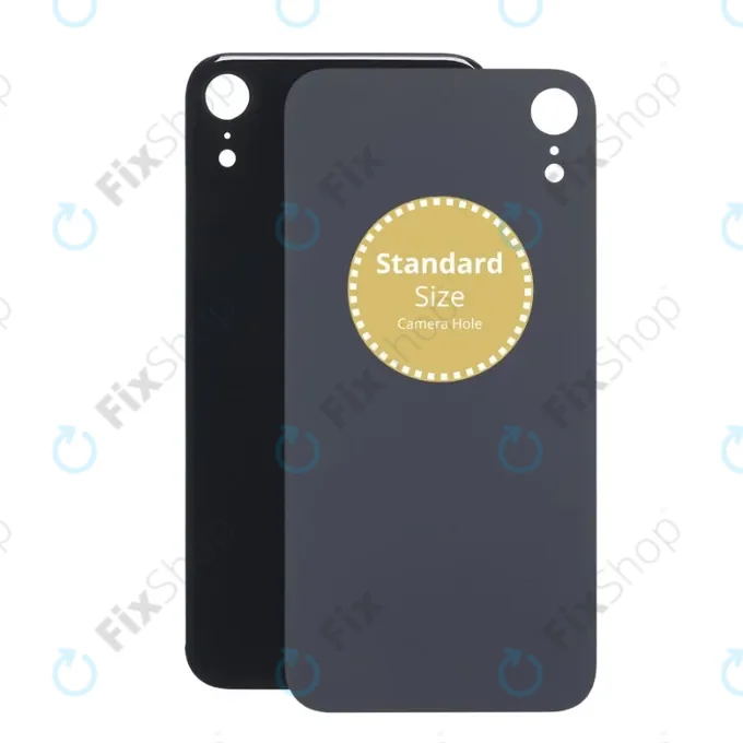 Apple iPhone XR - Rear Housing Glass (Black)