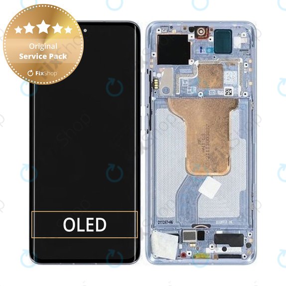 Xiaomi 12, 12X - LCD Display + Touch Screen + Frame (Blue) - 5600040L3A00 Genuine Service Pack