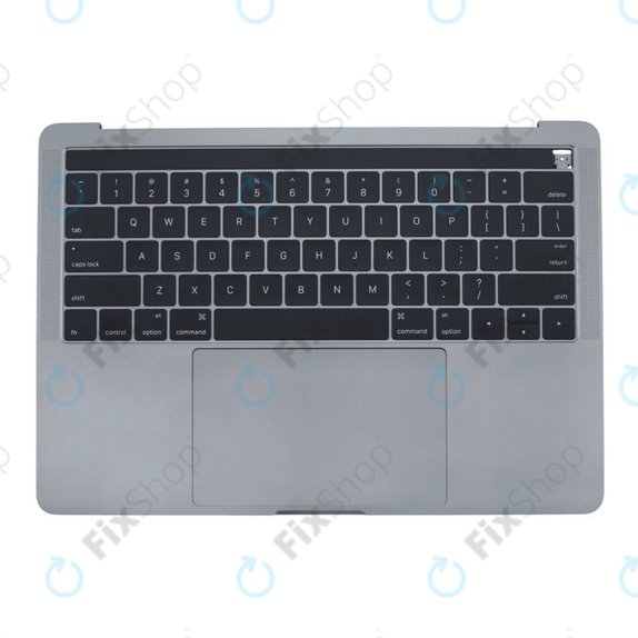 Apple MacBook Pro 13" A1706 (Late 2016 - Mid 2017) - Top Keyboard Frame + Keyboard US + Microphone + Trackpad + Speakers (Space Gray)