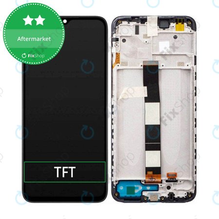 Xiaomi Redmi 10A 220233L2C 220233L2G - LCD Display + Touch Screen + Frame (Black) TFT
