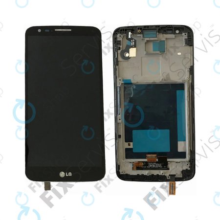 LG G2 D802 - LCD Display + Touch Screen + Frame (Black)