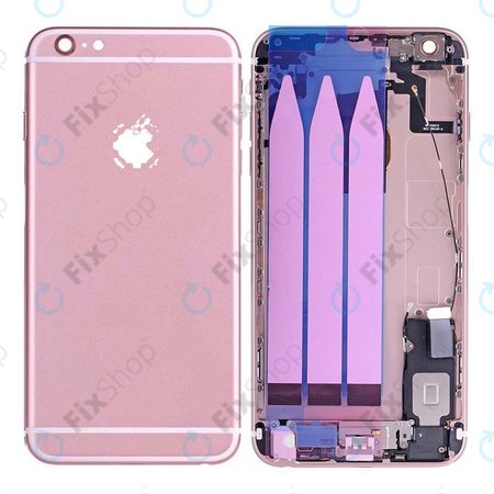 Apple iPhone 6S Plus - Rear Housing with Small Parts (Rose Gold)