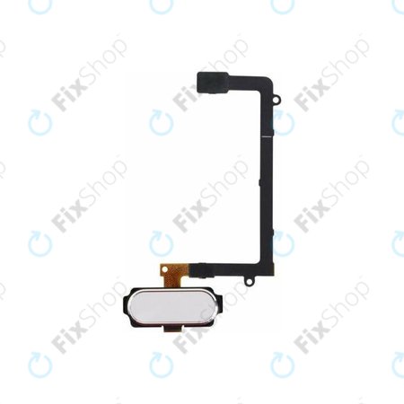 Samsung Galaxy S6 Edge G925F - Home Button (White Pearl) - GH96-08253B Genuine Service Pack