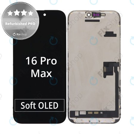 Apple iPhone 16 Pro Max - LCD Display + Touch Screen + Frame Refurbished PRO