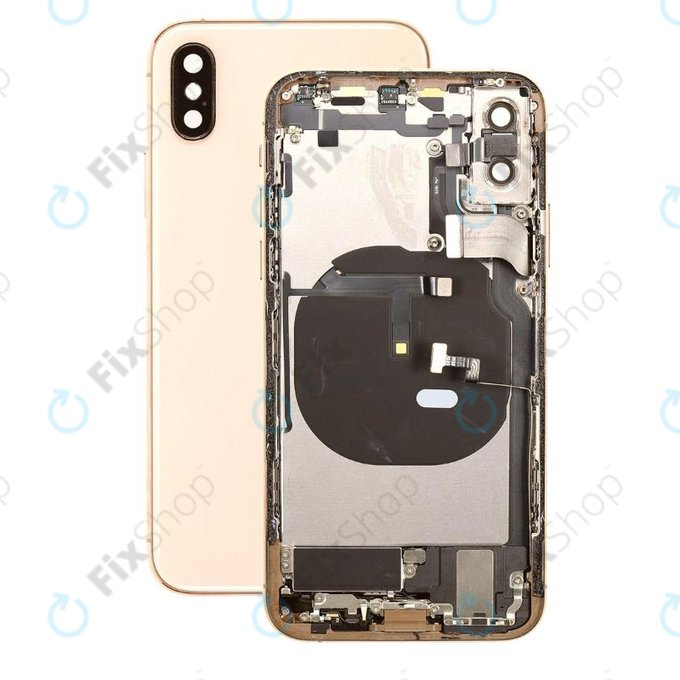 Apple iPhone XS - Rear Housing with Small Parts (Gold)