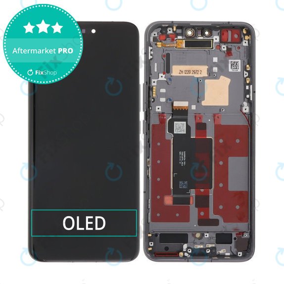 Honor Magic6 Pro - LCD Display + Touch Screen + Frame (Black) OLED