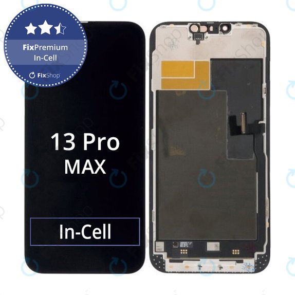 Display In-Cell FHD for iPhone 13 Pro Max, Touch Screen with Frame, FixPremium