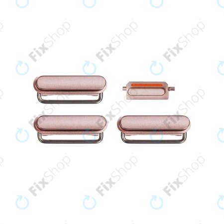 Apple iPhone 6S Plus - Side Buttons Set - Power + Volume + Mute (Rose Gold)