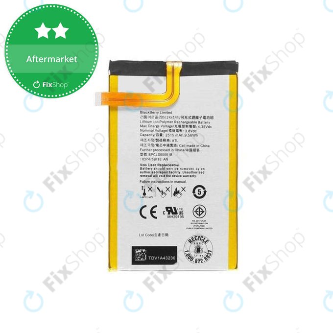 BlackBerry Classic Q20 ／ 美品 ／ バッテリー新品 Replacement Battery For Blackberry Classic Q20 BPCLS00001B