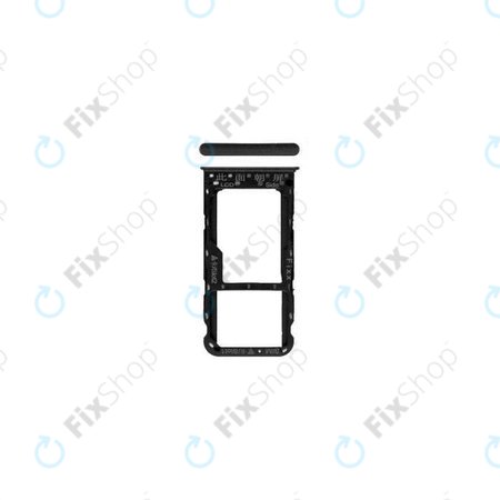 Huawei P Smart FIG-L31 - SIM/SD Tray (Black) - 51661HCM, 51661HCT Genuine Service Pack