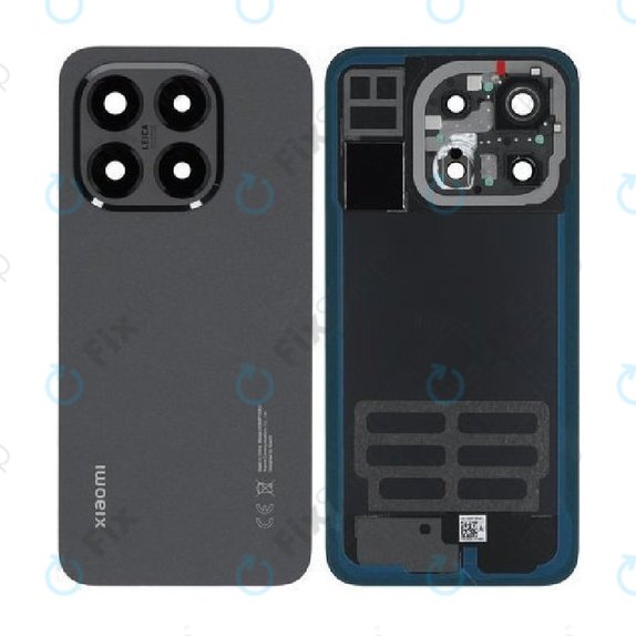 Battery Cover for Xiaomi 15T 5G, Black, 5600090O12A00, Genuine Service Pack