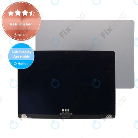 Apple MacBook Air 15" M2 A2941 (2023), M3 A3114 (2024) - LCD Display + Front Glass + Case (Space Gray) Refurbished
