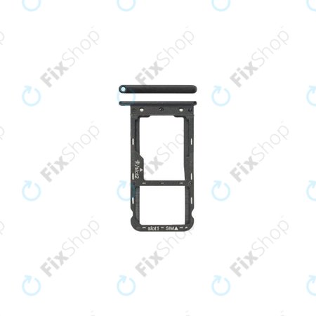 Huawei Y6 Pro (2017) - SIM + SD Tray (Black) - 97070RSR Genuine Service Pack