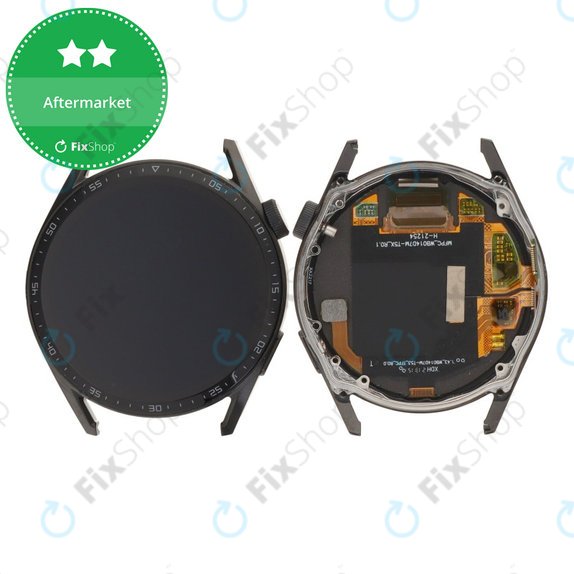 Huawei Watch GT 3 46mm JPT-B19 - LCD Display + Touch Screen + Frame (Black)