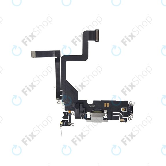 Apple iPhone 14 Pro - Charging Connector + Flex Cable (Silver)