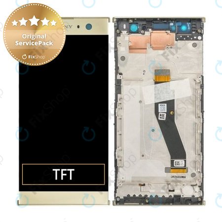 Sony Xperia XA2 Ultra Dual - LCD Display + Touch Screen + Frame (Gold) - 78PC2300040 Genuine Service Pack