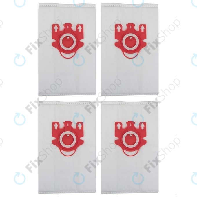 Dust Bag, 4pcs for Miele Compact C1, Compact C2, Complete C1, S4, S6, S 241 - S 799