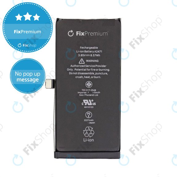 Battery for iPhone 12 Mini, 2227mAh, DIAGNOSTIC