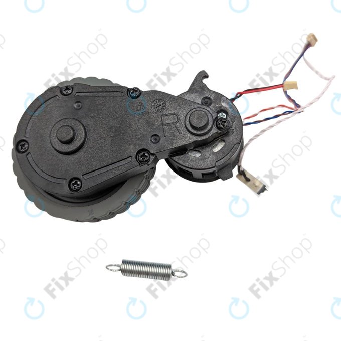Wheel with Motor, Right, Black for iRobot Roomba Combo 111, Roomba Combo 113