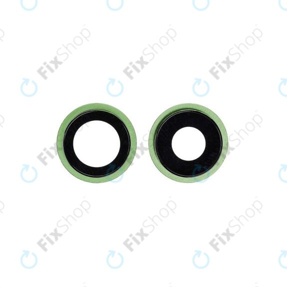 Apple iPhone 12, 12 Mini - Rear Camera Lens with Frame (Green) - 2pcs