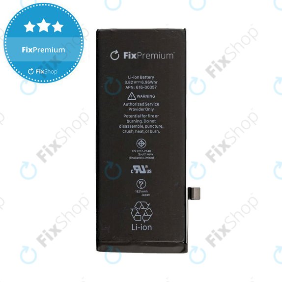 Battery for iPhone 8, 1821mAh, FixPremium