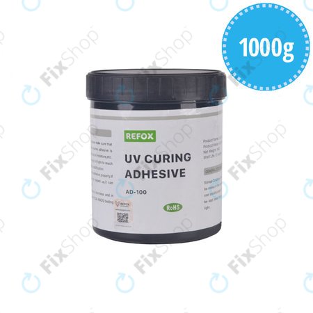 Refox AD-100 - UV Curing Waterproof Adhesive (1kg)