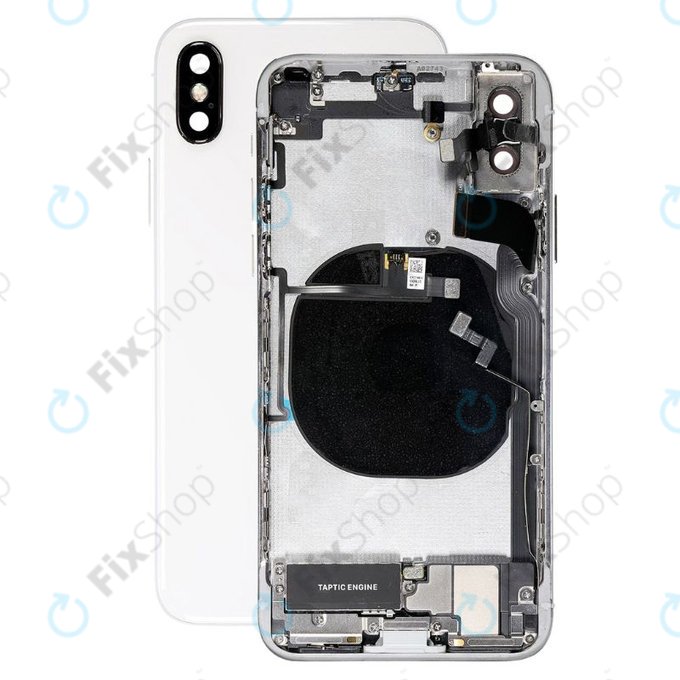 Apple iPhone XS - Rear Housing with Small Parts (Silver)