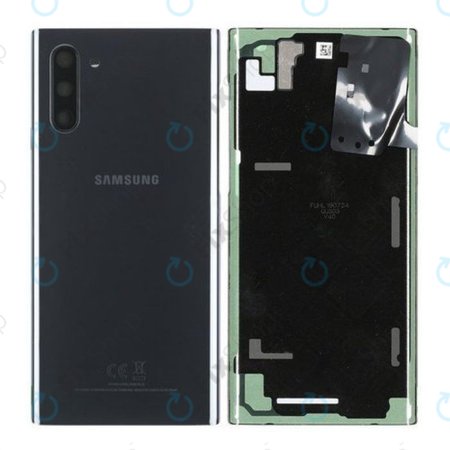 Samsung Galaxy Note 10 - Battery Cover (Aura Black) - GH82-20528A Genuine Service Pack