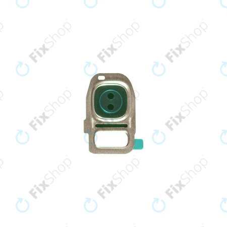 Samsung Galaxy S7 Edge G935F - Rear Camera Lens Frame (Gold) - GH98-39403C Genuine Service Pack