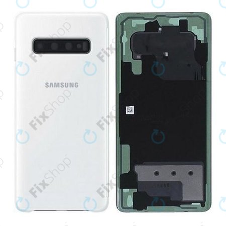 Samsung Galaxy S10 Plus G975F - Battery Cover (Ceramic White) - GH82-18867B Genuine Service Pack