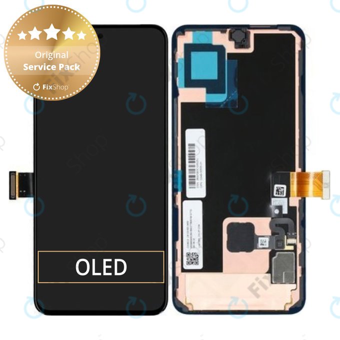 Google Pixel 8 GKWS6, G9BQD - LCD Display + Touch Screen - G949-00555-01 Genuine Service Pack