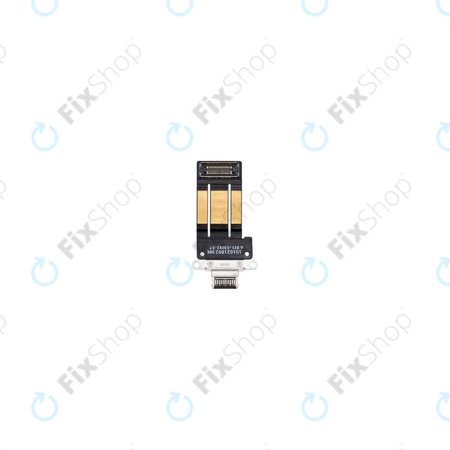 Apple iPad Pro 11.0 (3rd Gen, 4th Gen), 12.9 (5th Gen) - Charging Connector + Flex Cable (Black)