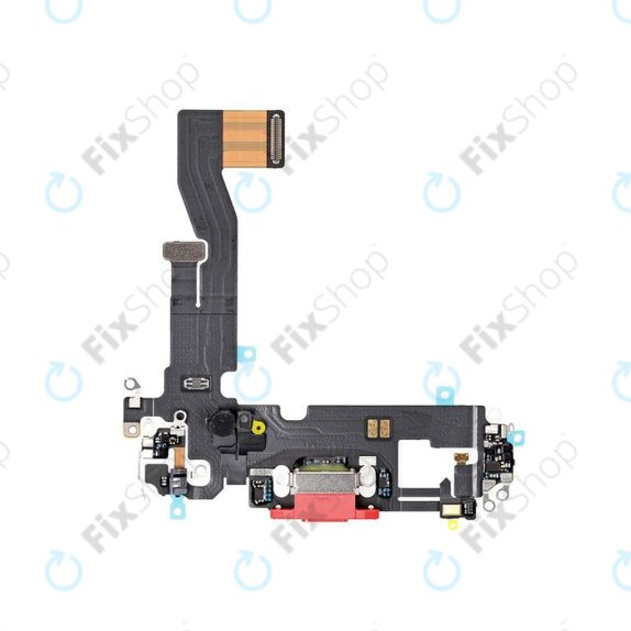 Apple iPhone 12, 12 Pro - Charging Connector + Flex Cable (Red)